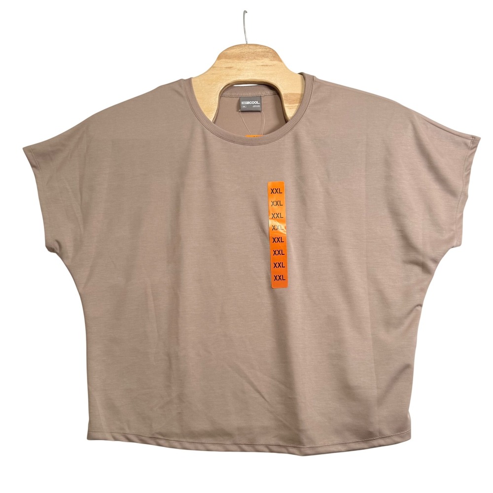 32 Degrees Cool XXL T-Shirt‎ Boxy Relaxed Fit Short Sleeve Loungewear Neutral